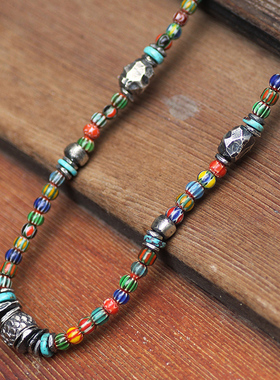 跋折罗雪弗兰古法贸易琉璃项链