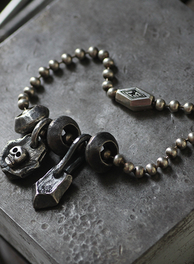 跋折罗vajra925纯银简洁珠链