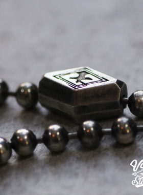 跋折罗原创银珠链大兵链项链