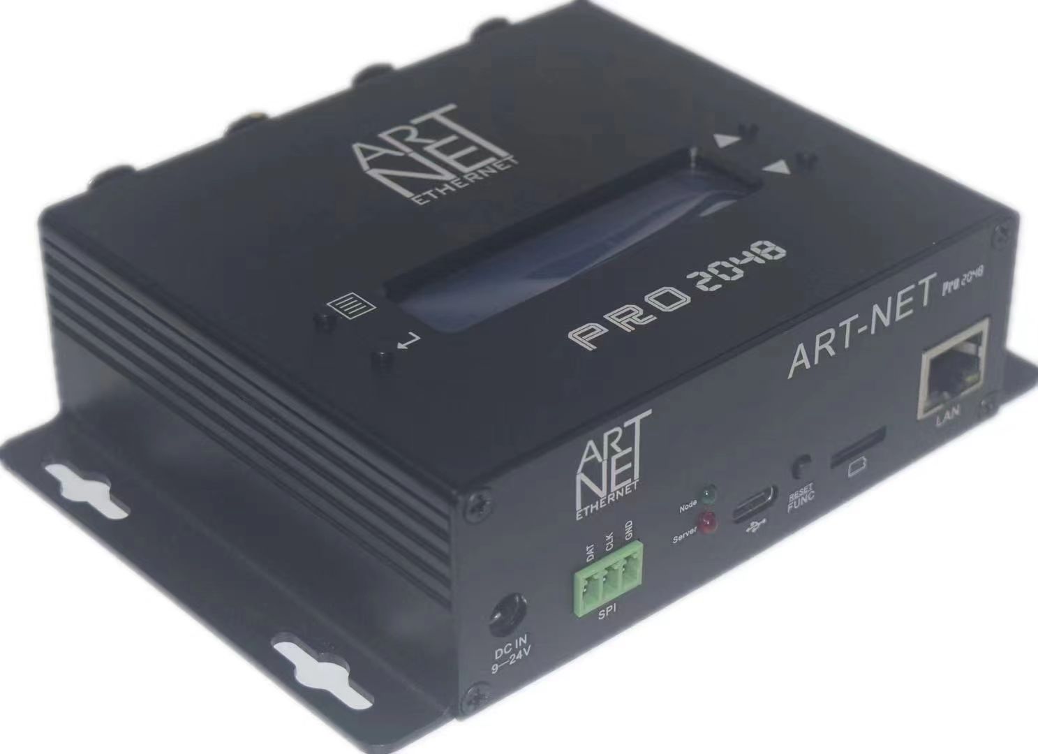 全新舞台婚庆流动演出灯光主信号DMX512转ARTNET通用 2口扩展器-图0