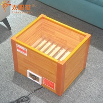 Baking foot warmer electric fire barrel baking fire case toaster solid wood warmer with warm feet Home baking stove deep barrel