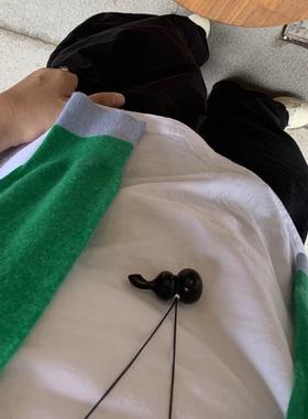 hssilver纯银女原创毛衣链