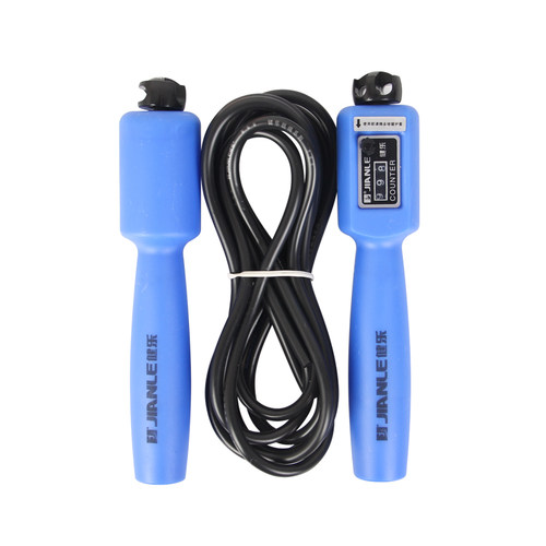 健乐计数跳绳S98B可调长度健身训练学生佛山中考专用4mm纯胶跳绳 - 图3