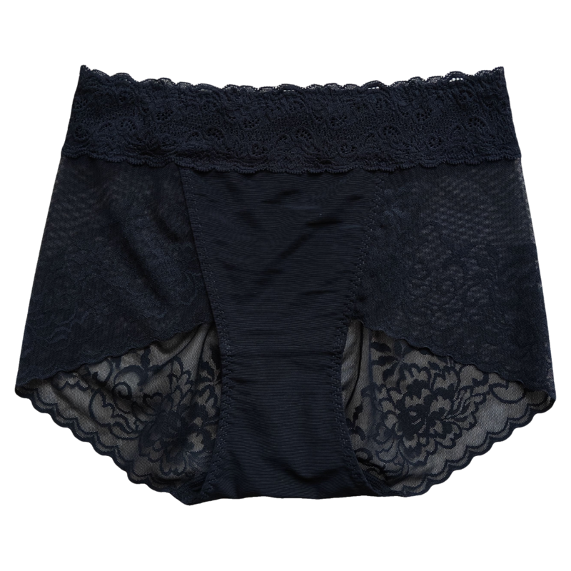 艾米力欧女式内裤高腰收腹超薄蕾丝性感贴身塑形网纱包臀无痕底裤,淘宝优惠券,粉丝福利购,淘宝优惠卷