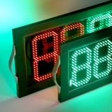 Футбольная замена карта двойной футбольный рефери.