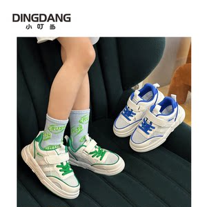 小叮当女童运动鞋透气网面24夏季新款休闲镂空小白鞋网鞋儿童板鞋