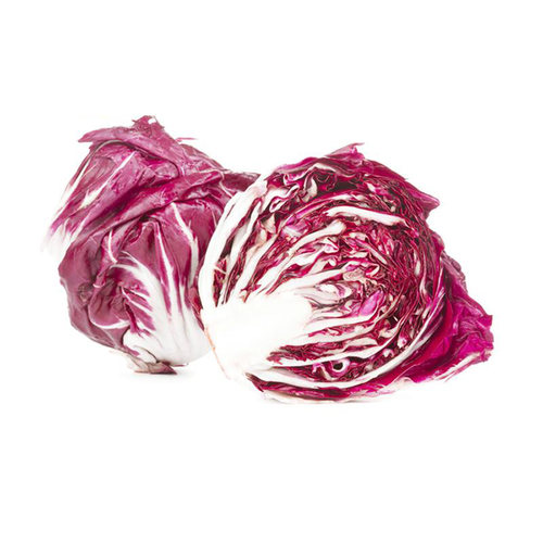 老一特卖 新鲜红菊苣落地球生菜红球红叶包菜 沙拉蔬菜 500g - 图1