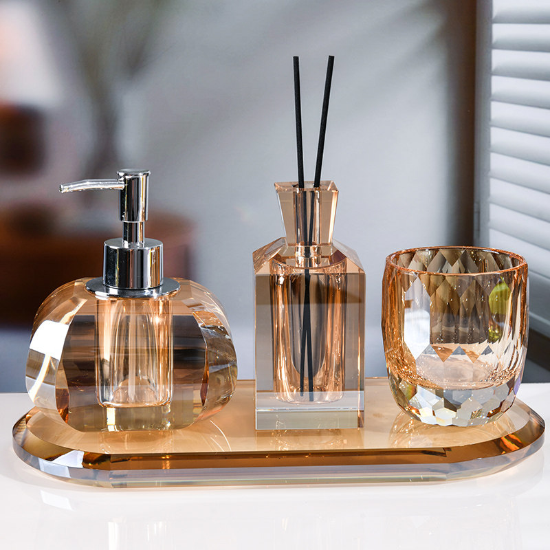 水晶洗手液起泡瓶香薰瓶棉棒瓶新房软装 酒店 宾馆卫浴收纳用品,淘宝优惠券,粉丝福利购,淘宝优惠卷