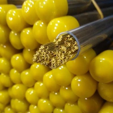 正品竹菱穿孔机专用电极铜管单孔打孔机铜管0.3-3.0电极丝黄铜管 - 图2