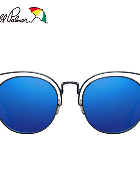 花雨伞猫眼ins个性风圆框太阳镜