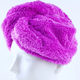 High speed drying coral velvet hair cap