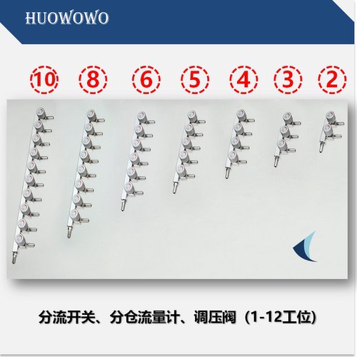 氧气分流器鱼箱气体分气排8mm渔车供氧活鱼运输防腐蚀可调节开关 - 图1
