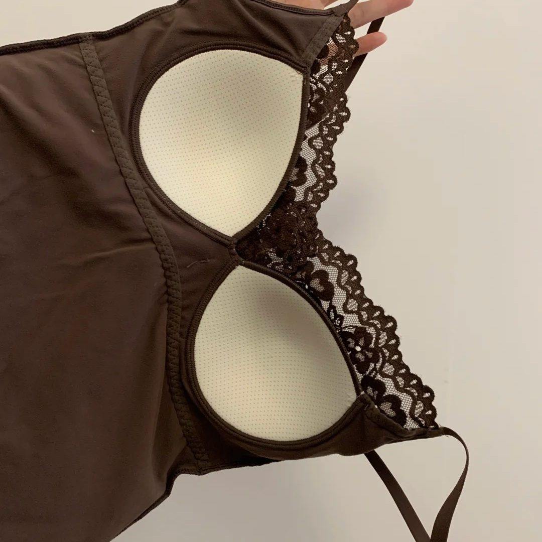 性感蕾丝吊带女款贴身保暖背心带胸垫冬美背一体式打底衫内搭外穿,淘宝优惠券,粉丝福利购,淘宝优惠卷