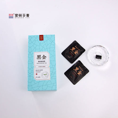 蒙顿茶膏【五星黑金】简装 普洱茶膏 熟茶 云南普洱茶礼茶膏 - 图2
