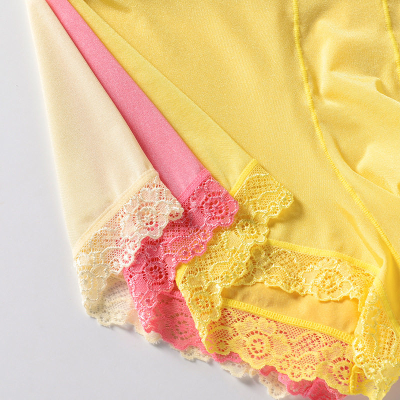 男士蕾丝花边内裤男新款冰丝透气低腰时尚平角夏个性四角裤衩粉色,淘宝优惠券,粉丝福利购,淘宝优惠卷