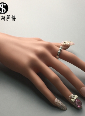 托马斯萨博骷髅头925银情侣戒指