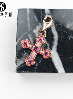 托马斯萨博时尚个性风十字架吊坠