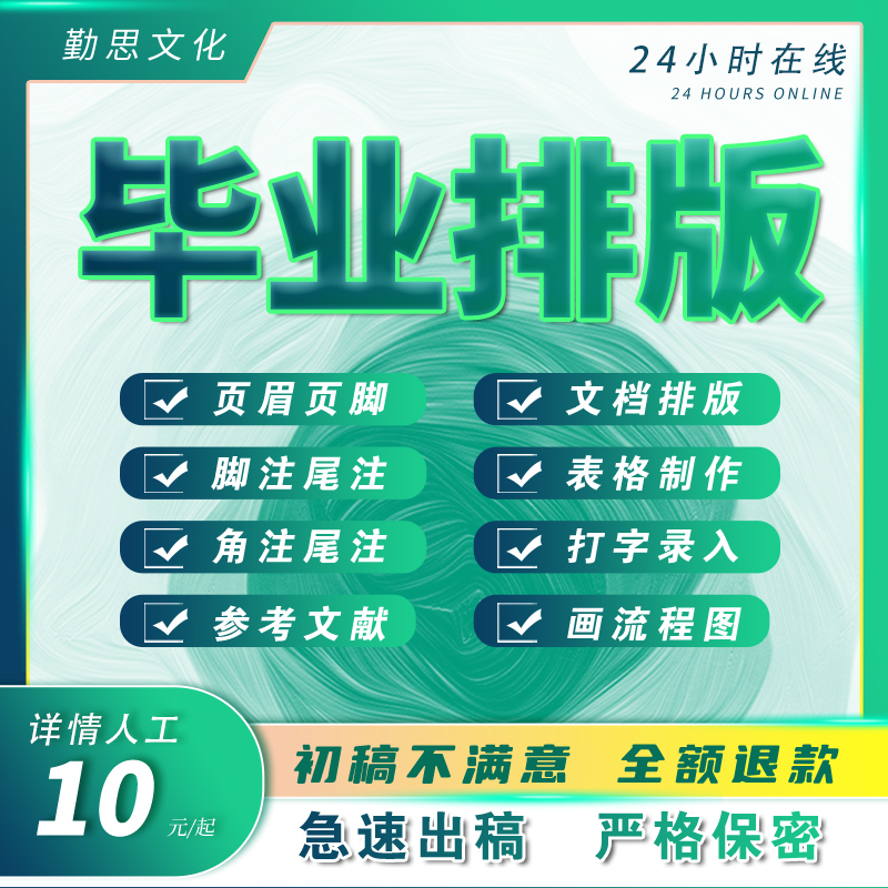 word排版论文排版封面调整文档排版改格式修改美化目录页眉页脚 - 图1