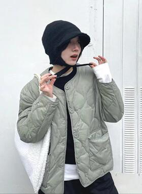 现货CA4同款保暖羊羔毛飞行帽