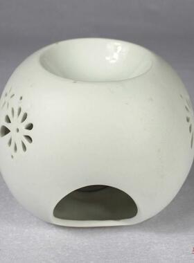 礼物香薰精油炉灯德化白陶瓷手工镂空送爱人家居装饰品