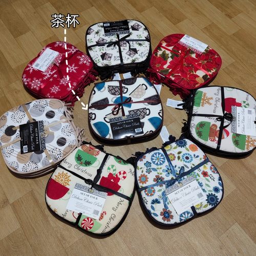 wu利润！工厂清！出口椅垫坐垫餐椅圣诞美式马蹄（19.9元4个） - 图2