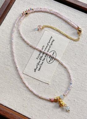 天然水晶珠宝三圈手链