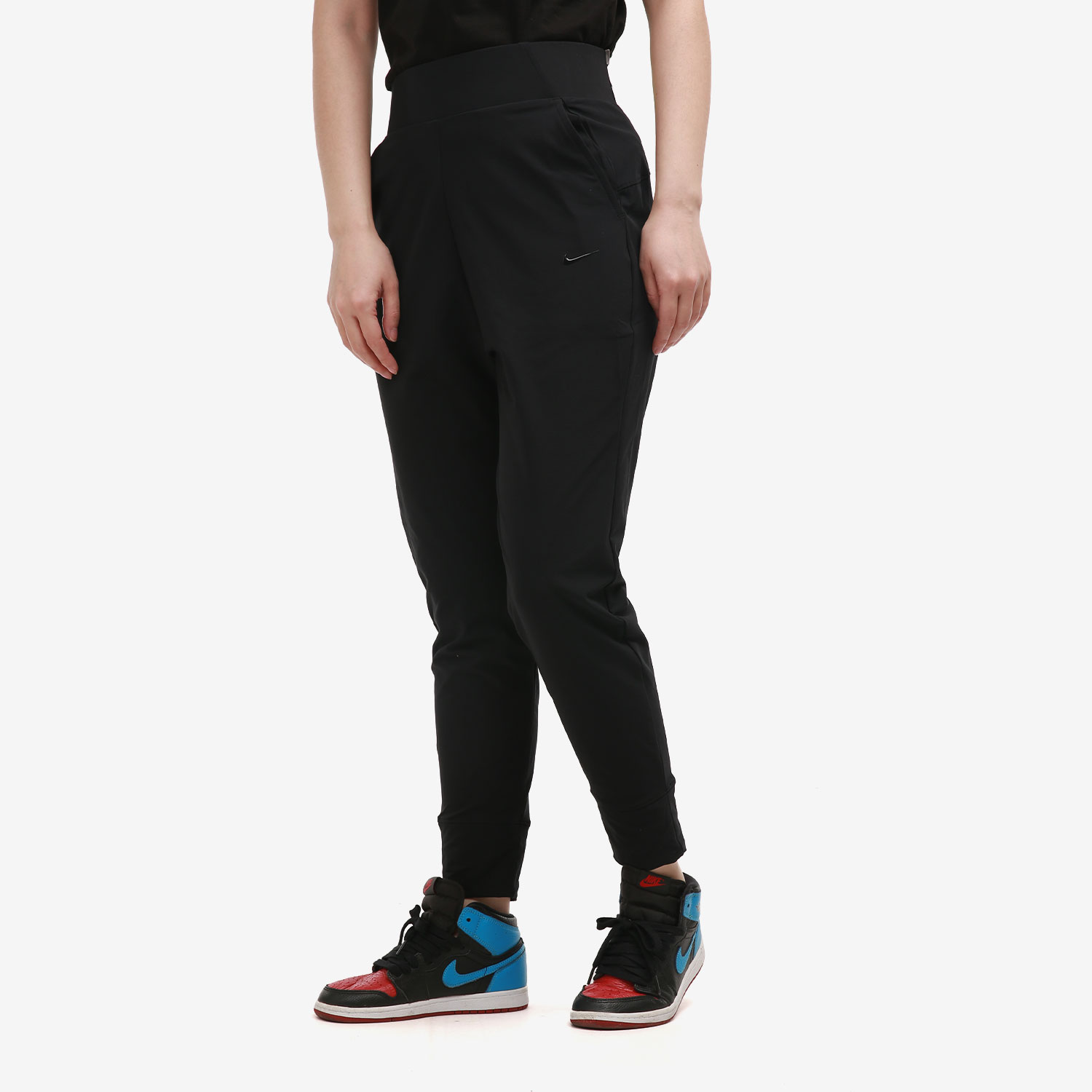 Nike/耐克正品当季新款女子健身跑步训练梭织运动长裤 CU5850-010 - 图1