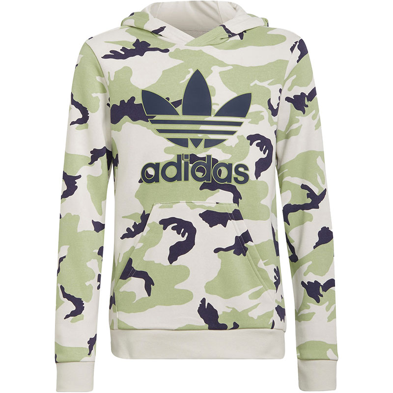 Adidas/阿迪达斯正品春季三叶草大童运动圆领卫衣HF7449 - 图3