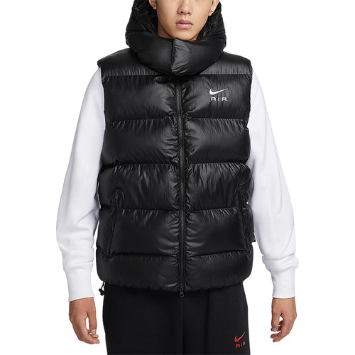 Nike/耐克正品冬季新款男子保暖连帽运动棉马甲FD6428 - 图3
