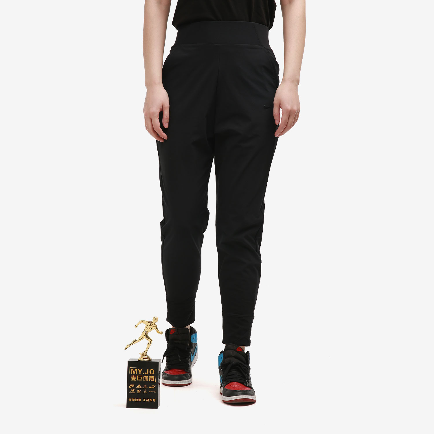 Nike/耐克正品当季新款女子健身跑步训练梭织运动长裤 CU5850-010 - 图2