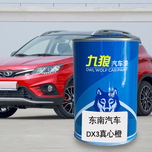 九狼汽车漆东成品南改色车喷烤漆DX3皓月白真心橙俊雅红珍珠白DX7 - 图0