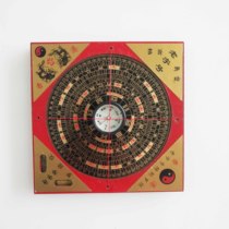 Taoist Supplies Feng Shui Compass Compass integrated disc Merchants Town Residence Nafu 13 cm Living room Pendulum Piece Compass