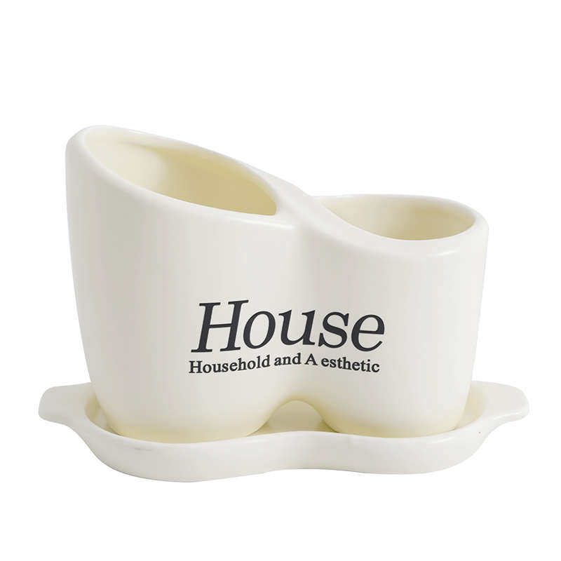 筷子盒筷子筒陶瓷轻奢简约收纳架沥水厨房筷子笼家用快子搂筷子桶,淘宝优惠券,粉丝福利购,淘宝优惠卷