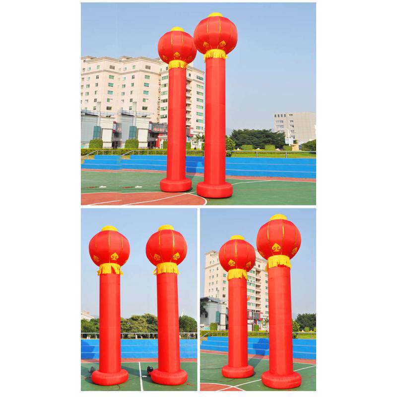 气金色5盘龙立柱充气充气气柱拱门广告庆典/开业 灯笼6 /柱米8