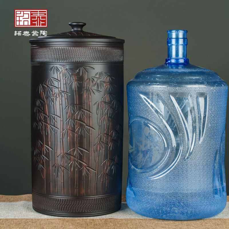 水缸家用储水用陶瓷老式带盖纯净水桶大容量过滤泡茶台饮水机抽水,淘宝优惠券,粉丝福利购,淘宝优惠卷