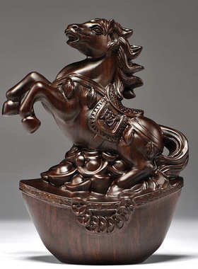 黑檀木雕十二生肖摆件一套实木质鼠牛虎兔龙蛇马羊猴鸡狗猪工艺品