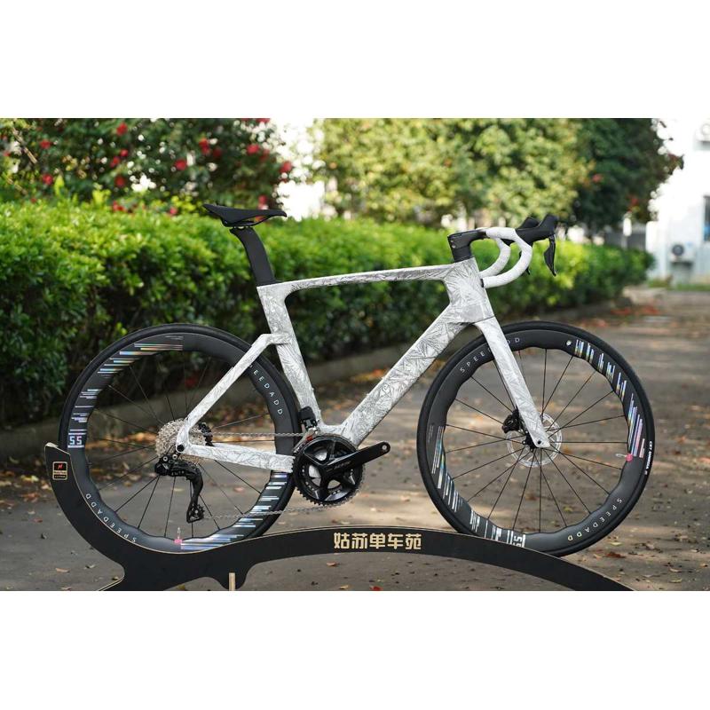 TFSA JH10 碳纤维公路车 破风气动全内走105 7170大套公路自行 - 图2