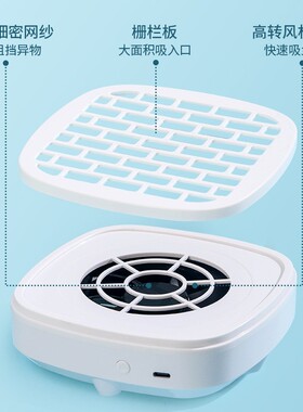 便携式迷你美甲吸尘器大吸力指甲粉尘机个人家用低噪音卸甲吸尘器
