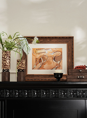 美式复古中古风储物盒收纳盒摆件玄关壁炉柜桌面软装搭配设计摆台