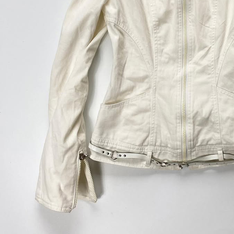 轻亚少女 原创杏色夹克外套女早秋2025年新款皮带设计感小众上衣 - 图3