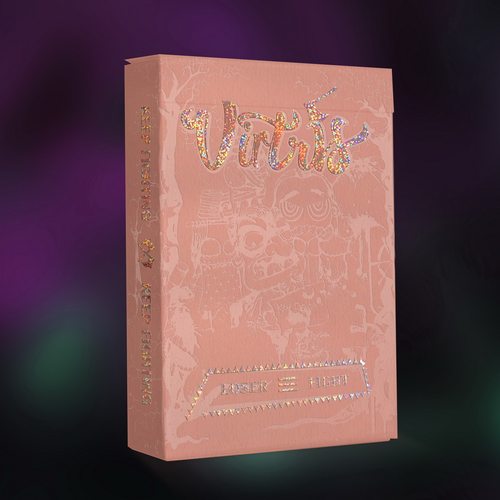 汇奇收藏花切创意扑克牌时尚潮流水彩画艺术卡牌 恶魔之盒 Virtus - 图2