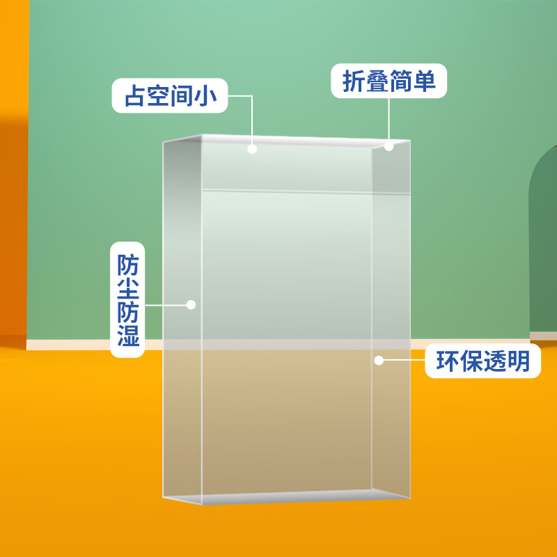 汇奇扑克牌收藏收纳便携透明亚克力水晶塑料空气牌盒防护周边礼盒-图3