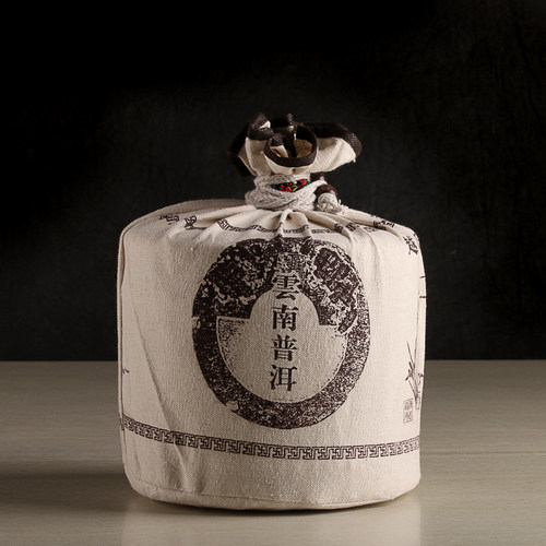 茶叶包装袋普洱茶棉布内袋100克250克357克一提沱茶龙珠束口袋子 - 图1