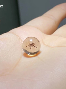 天然多色云母片针铁矿包裹体吊坠