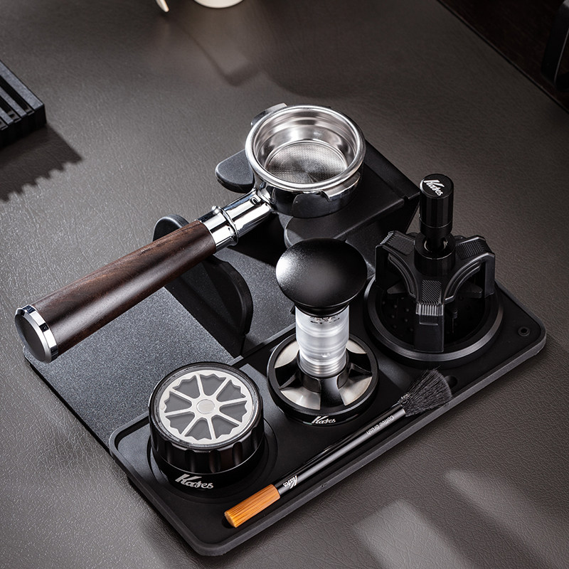 咖啡压粉底座套装布粉器布粉针压粉锤五件套51/53/58咖啡工具全套,淘宝优惠券,粉丝福利购,淘宝优惠卷