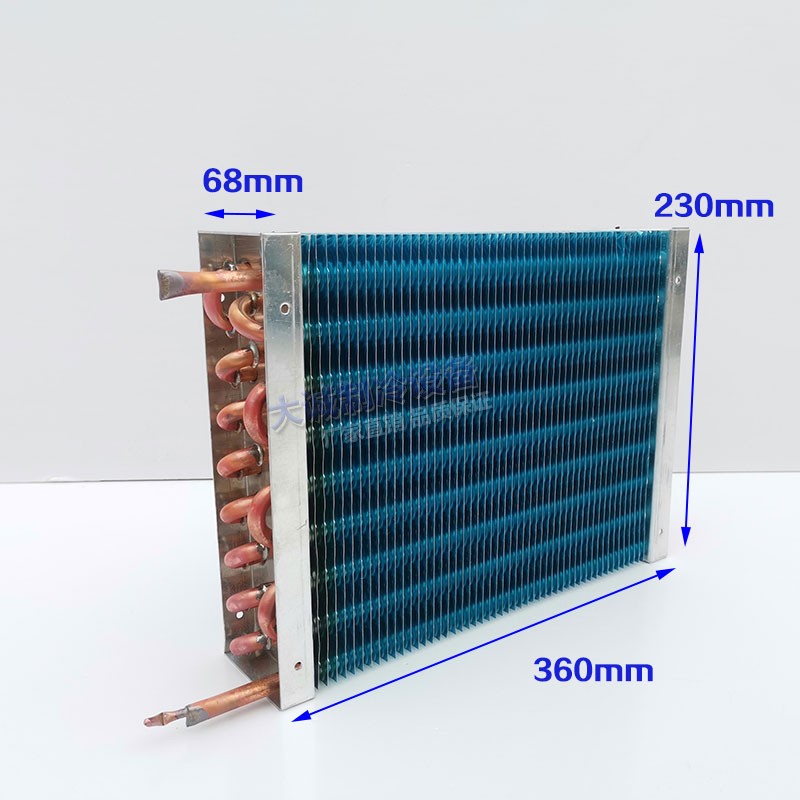风冷蒸发器冷凝器展示柜蛋糕柜冷藏柜冰柜铜管铝翅片冰箱蒸发器-图3