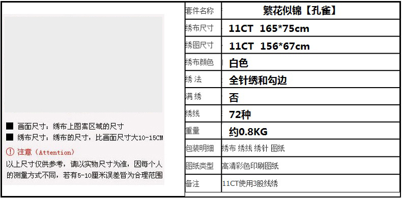 孔雀2024新款牡丹花自己手工十字绣线绣客厅花开富贵新品花卉系列