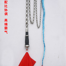 Flat thread-free nut whipped ring whip stainless steel loud whip Whip Kirin Whip Dini whips to send gloves