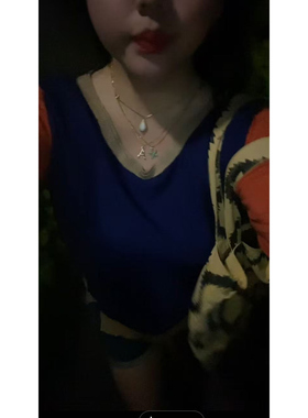 纯手工珐琅白色镀黄铜女款项链