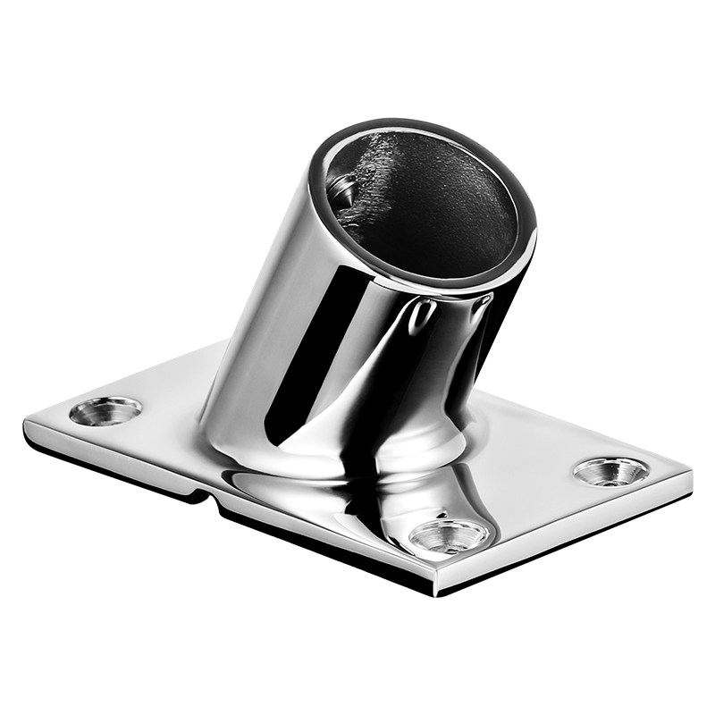 316不锈钢底座法兰座45度60度接头游艇船用管座连接件22/25/32mm,淘宝优惠券,粉丝福利购,淘宝优惠卷